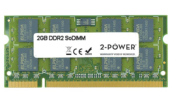 2 GB MultiSpeed 533/667/800 MHz SoDIMM