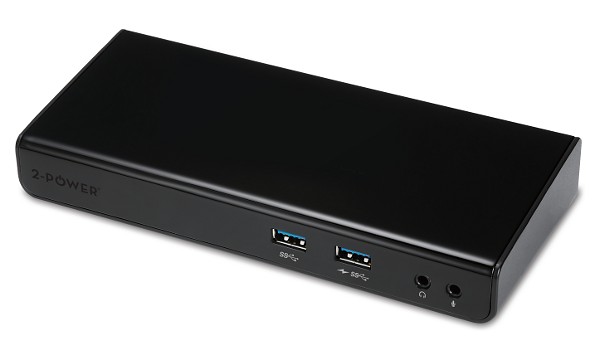 USB 3.0 dockingstation med dobbelt display