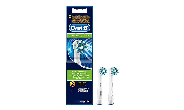 Oral-B CrossAction Brush Heads 2 Pack