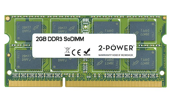 Tecra A11-19V 2GB DDR3 1066MHz DR SoDIMM