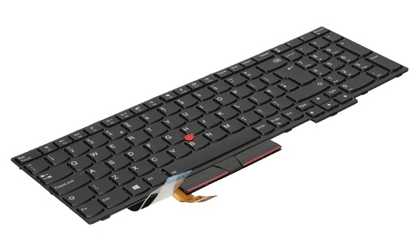 ThinkPad E590 20NC COMO NM Keyboard Backlit Black UK (GB)