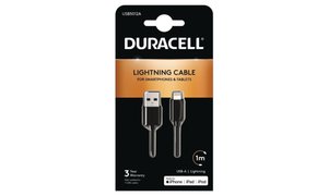 Duracell 1m USB-A til Lightning-kabel