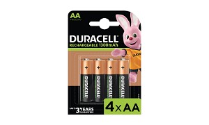 Duracell AA 1300mAh genopladelige, pakke med 4