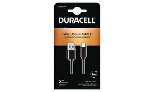 Duracell 1m USB-A til USB-C-kabel