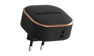 Duracell 2.4 A USB-oplader til telefoner/tablets