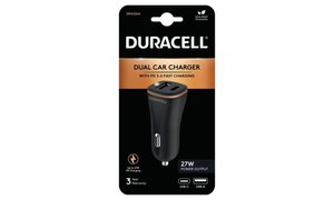 Duracell USB-A + USB-C oplader i bilen