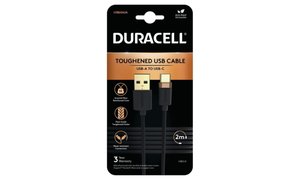 Duracell 2m USB-A til USB-C kabel