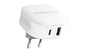 Duracell 30W USB-A + USB-C PPS-oplader