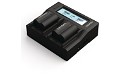 Lumix FZ7EB-K Panasonic CGA-S006 dobbelt batterioplader